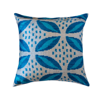 Silk Feather Ikat Throw Pillow LOOMY Feather Ikat Throw Pillow LOOMY | DailyMail